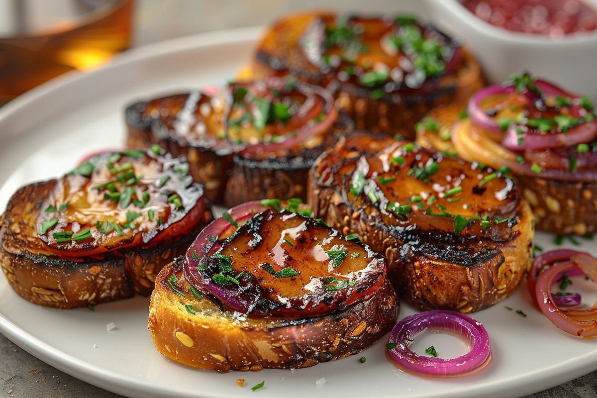 Transformez votre apéritif avec des toasts de foie gras et échalotes à prix doux